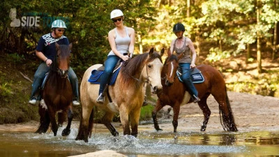 Horse riding in Side Turkey