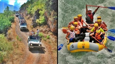 Jeep safari i rafting w Manavgat